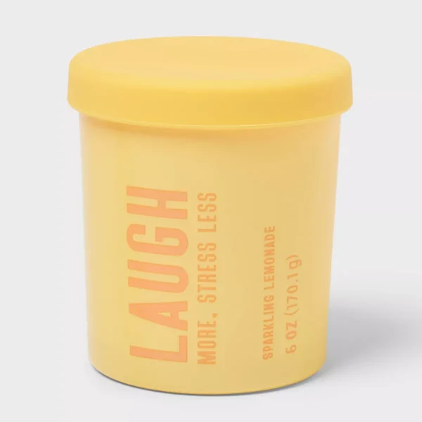 Laugh Sparkling Lemonade Jar Candle 6oz