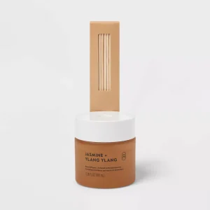 Glass Reed Diffuser Jasmine and Ylang Ylang 3.4 fl oz